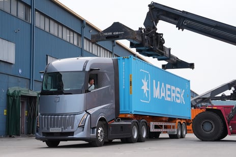 Maersk truck loading