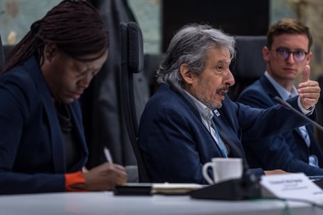 COP26 roundtable participantion in action