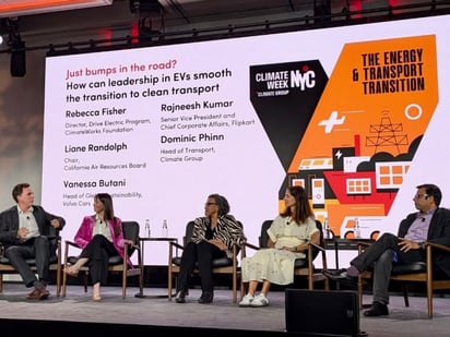 Panel on Transport at Climate Week NYC