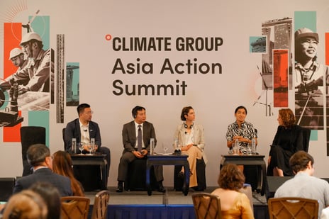 Panel discussion at Climate Group Asia Action Summit