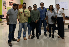 Participants of the AGRAP project join with representatives from WWF and the Under2 Coalition