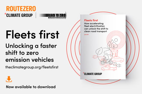 Fleets first - promo card