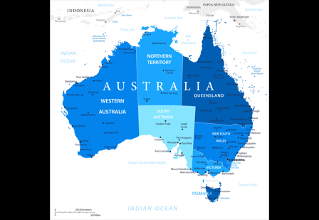 Australia map