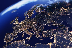 Europe in lights