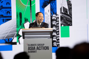 Low Xin Wei, Assistant Chief Executive (Markets & Systems Division), Singapore Energy Market Authority speaks on stage
