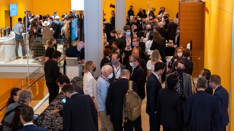 Photo of networking at event
