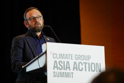 Speakers on stage at the Summit