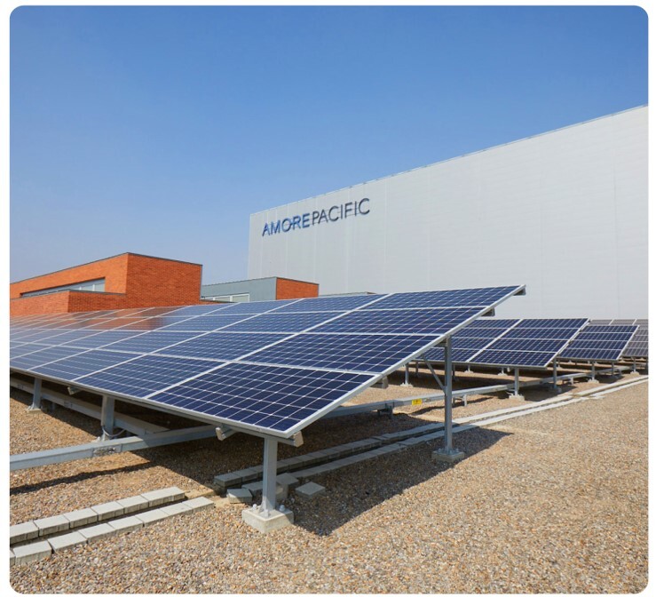 Amorepacific Corp. Factory solar panel