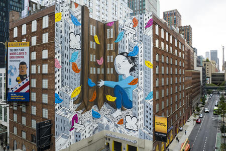 Climate Action Outdoor Museum mural