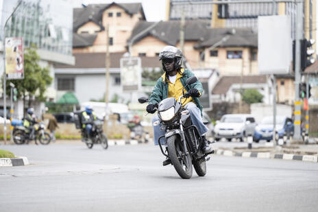 Electric two-wheeler in Nairobi