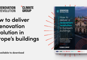 How to increase collaboration between governments, businesses and financial institutions to unleash Europe’s renovation revolution