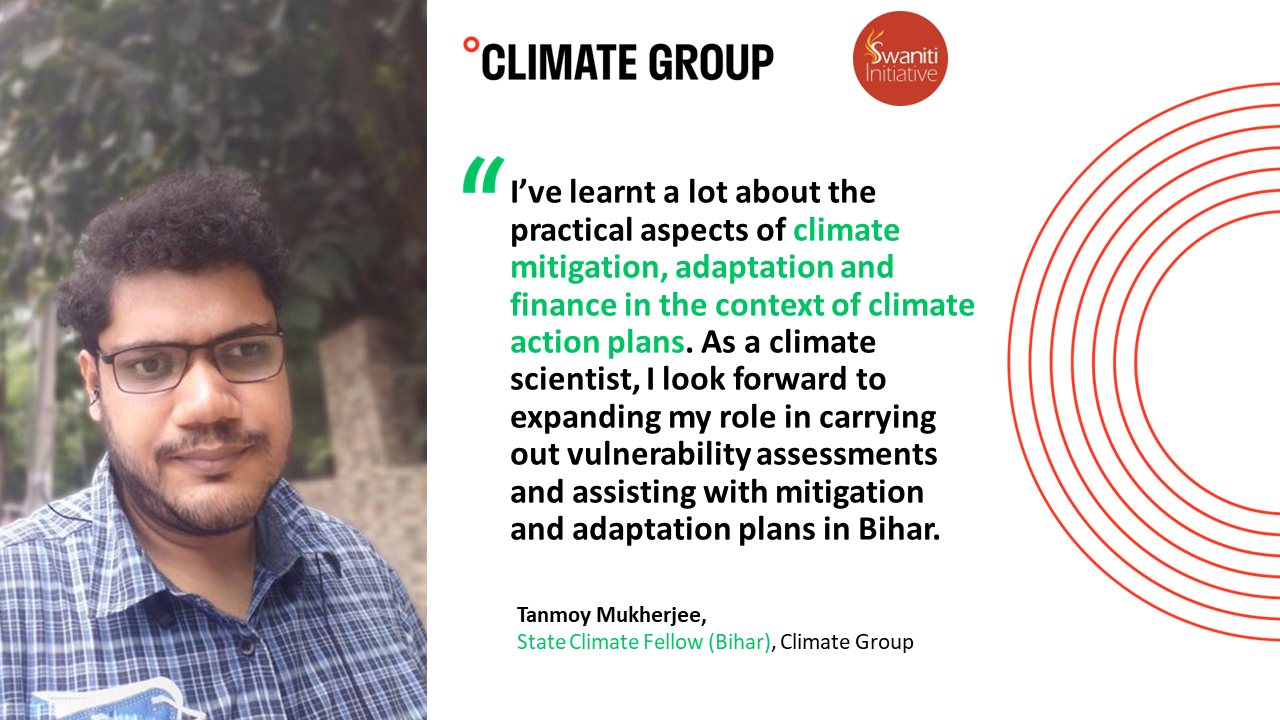 Bihar State Climate Fellow: Tanmoy Mukherjee