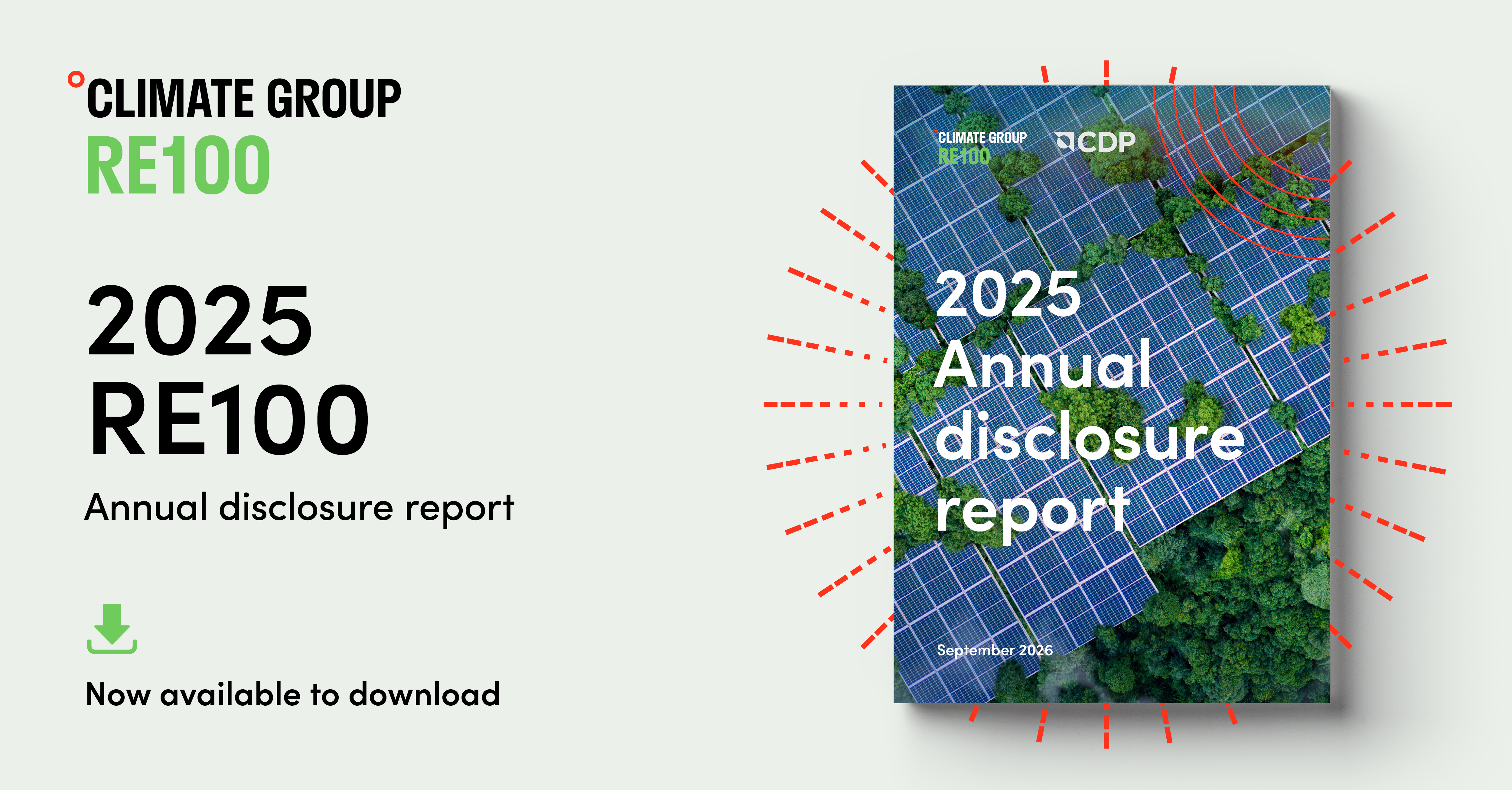 Climate Group 27645 RE100 - Annual Disclosure Report 2025 - Promo Card Social Media