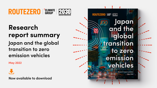 RouteZero - Japan and The Global Transition To Zero Emission Vehicles Report 