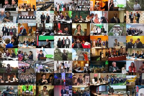 Selection of 64 images from Under2 Coalition events and projects. Featuring government officials, partners and beneficiaries. 