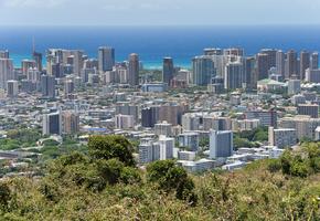 Aerial view of Honolulu, Hawai‘i